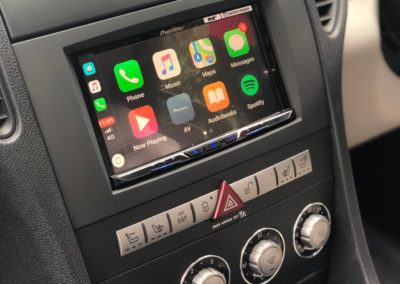 Merc SLK with Apple CarPlay radio upgrade