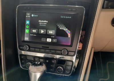 Spotify on Apple CarPlay in Bentley