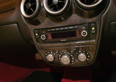 Ferrari F430 radio before