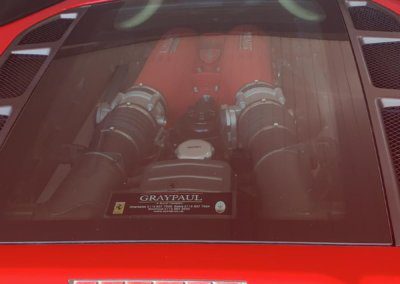 Ferrari rear view