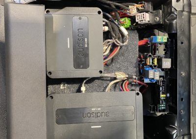 VW T6.1 Amp upgrade Audison Amplifiers under seat