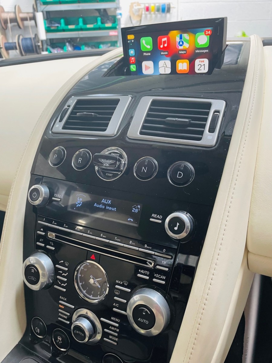 Aston Martin Apple CarPlay upgrade