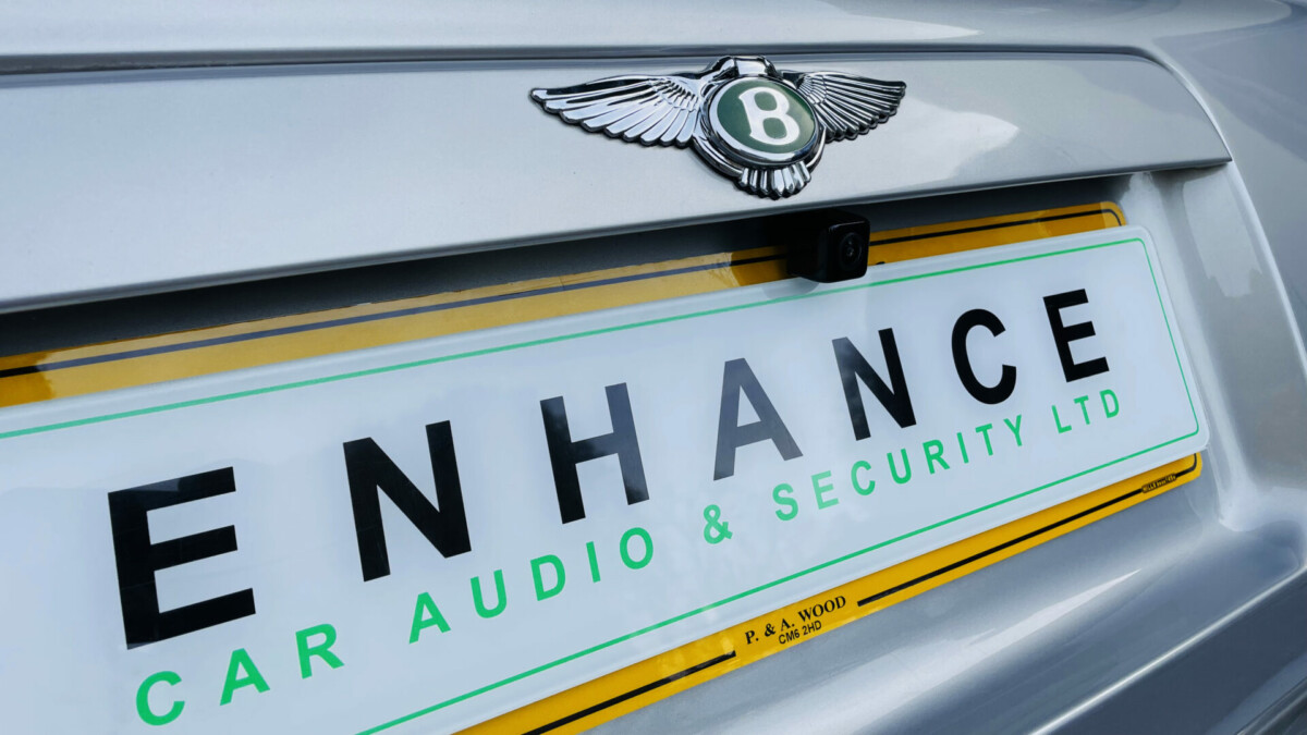 Bentley with Reverse camera installed by Enhance