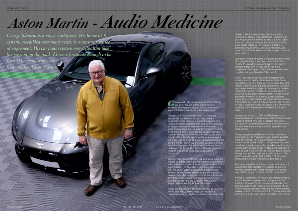 George Johnson’s Passion For Audio: A Driving Sounds Feature
