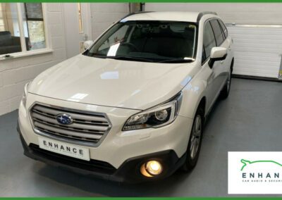 Subaru Outback 2016 BlackVue front & rear Witness Camera installed